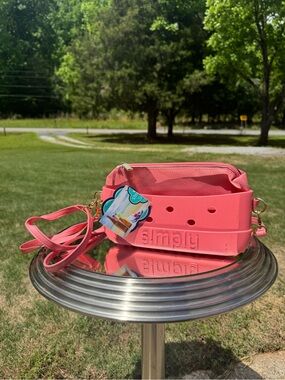 Simply Pink Crossbody Bag with Removable Strap